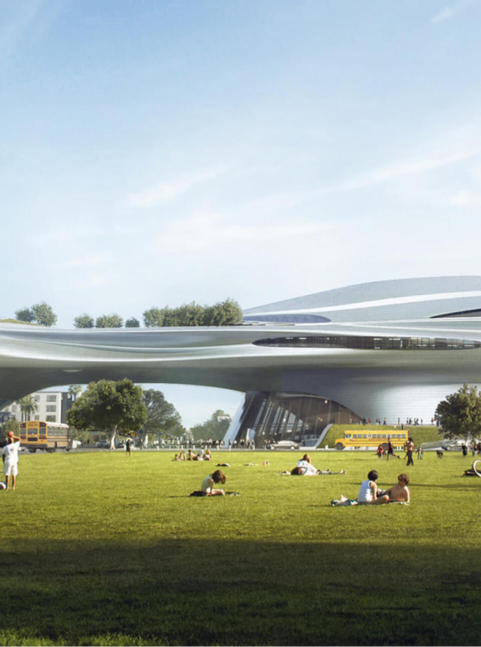 Cropped Image of the Lucas Museum of Narrative Art Design